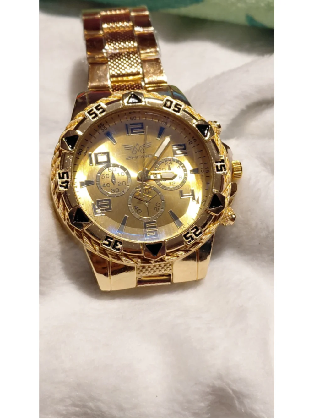 Men's Zhowe Gold Tone Analog Watch One Size